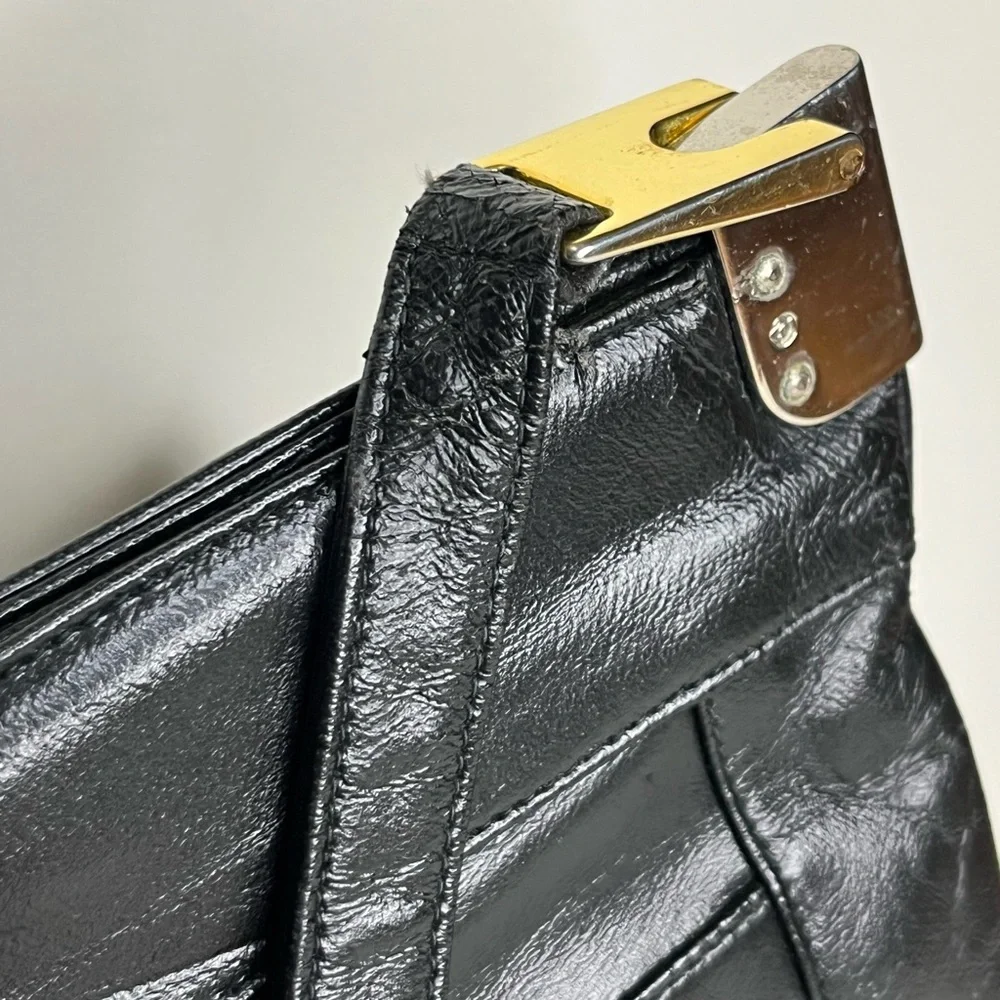 Lou Taylor vintage 1960s purse with mirror and attached coin purse